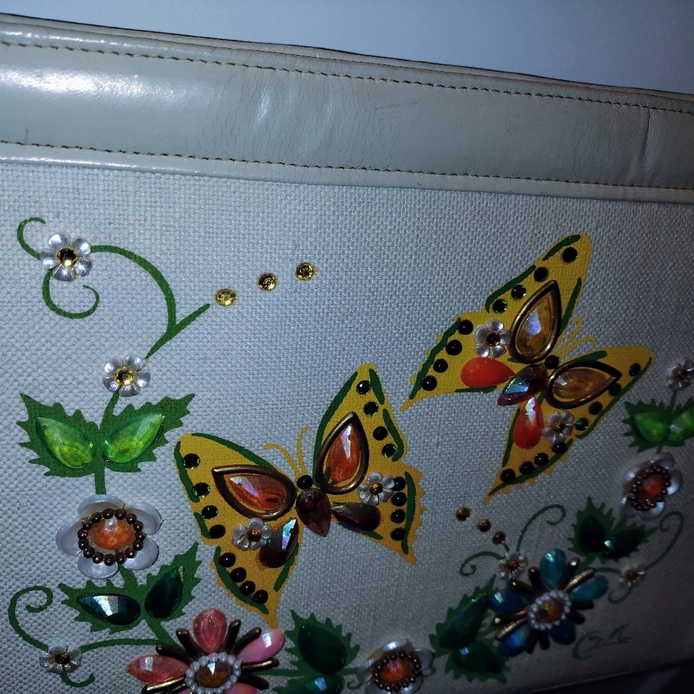 Vintage Collins of Texas Bijoux BUTTERFLIES Shoulder bag. 🦋🦋🦋